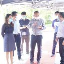 武汉市教育局孟晖局长等领导莅临我校调研初三复学准备工作